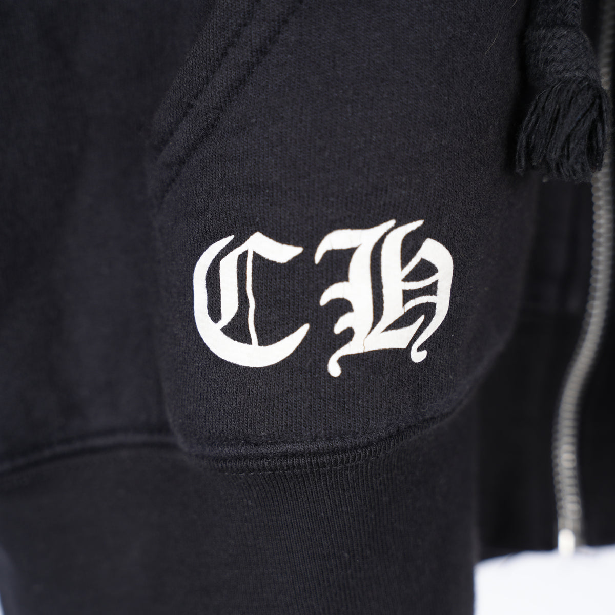 CHROME HEARTS VINTAGE THERMAL ZIP UP HOODIE OG SOAP
