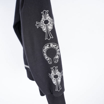 CHROME HEARTS VINTAGE THERMAL ZIP UP HOODIE OG SOAP