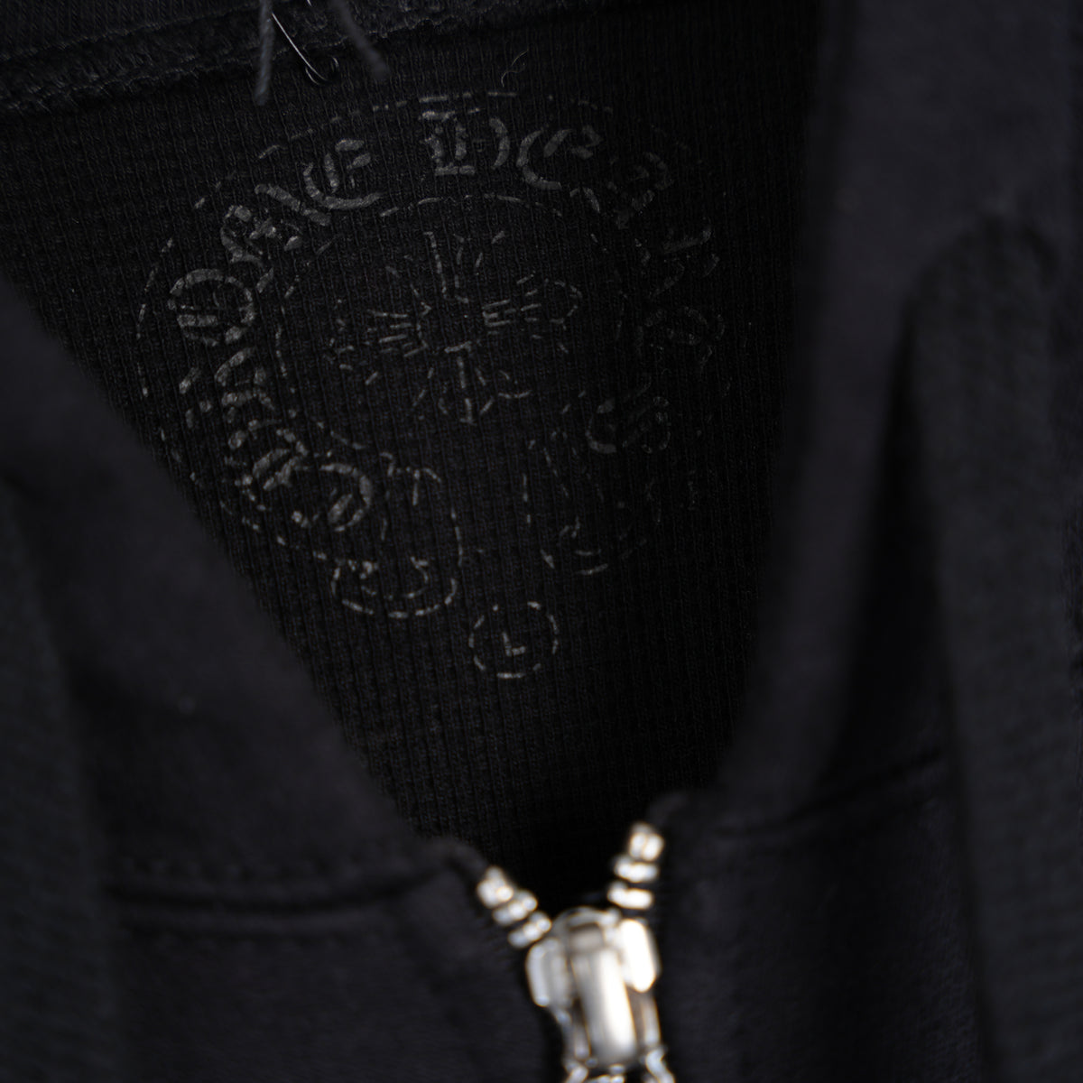 CHROME HEARTS VINTAGE THERMAL ZIP UP HOODIE OG SOAP