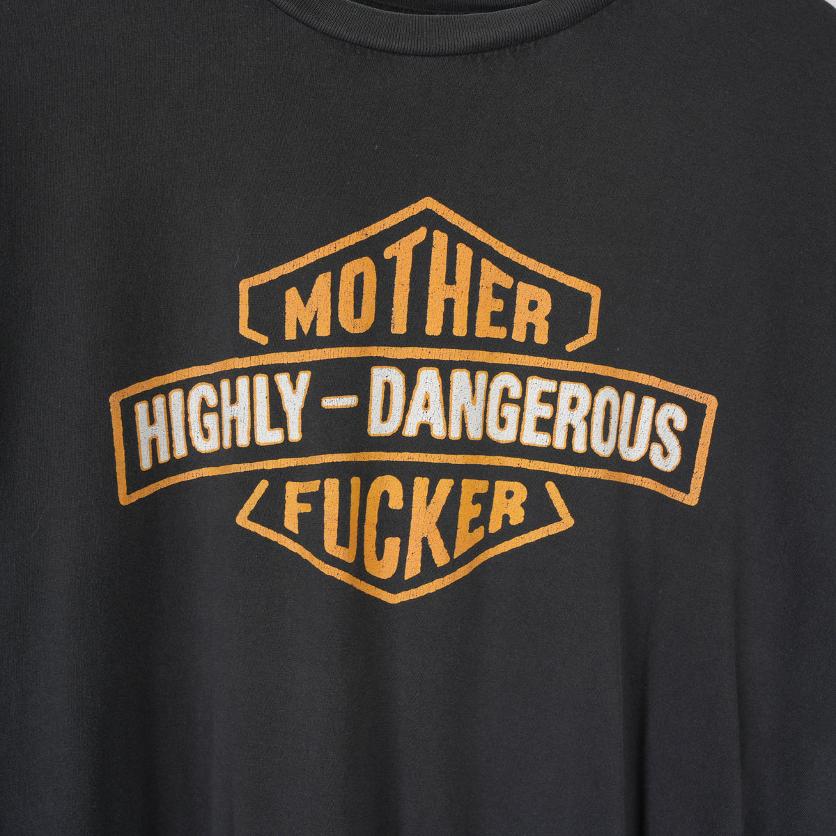 VINTAGE HIGHLY-DANGEROUS MOTHER FUCKER PARODY TEE