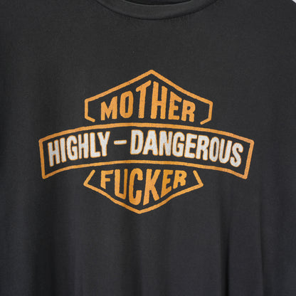 VINTAGE HIGHLY-DANGEROUS MOTHER FUCKER PARODY TEE