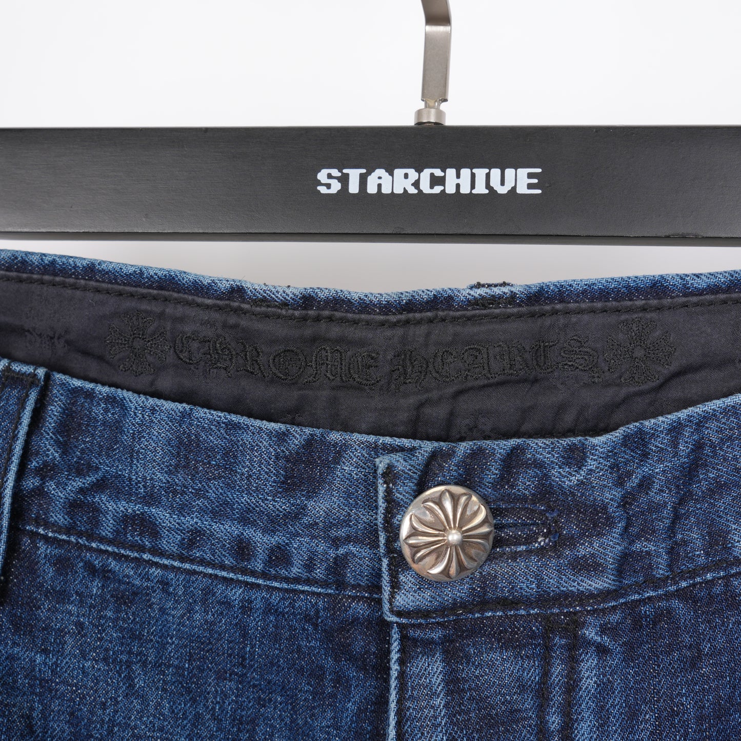 CHROME HEARTS KS CUT DENIM SZ 34