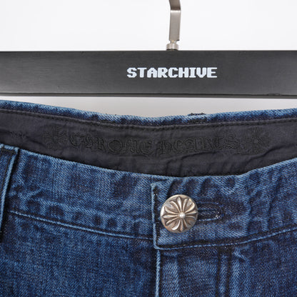 CHROME HEARTS KS CUT DENIM SZ 34