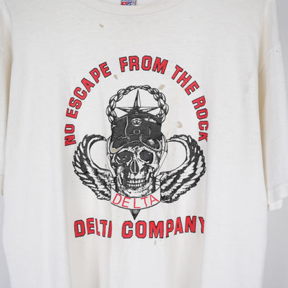 VINTAGE DELTA COMPANY ‘NO ESCAPE FROM THE ROCK’ TEE