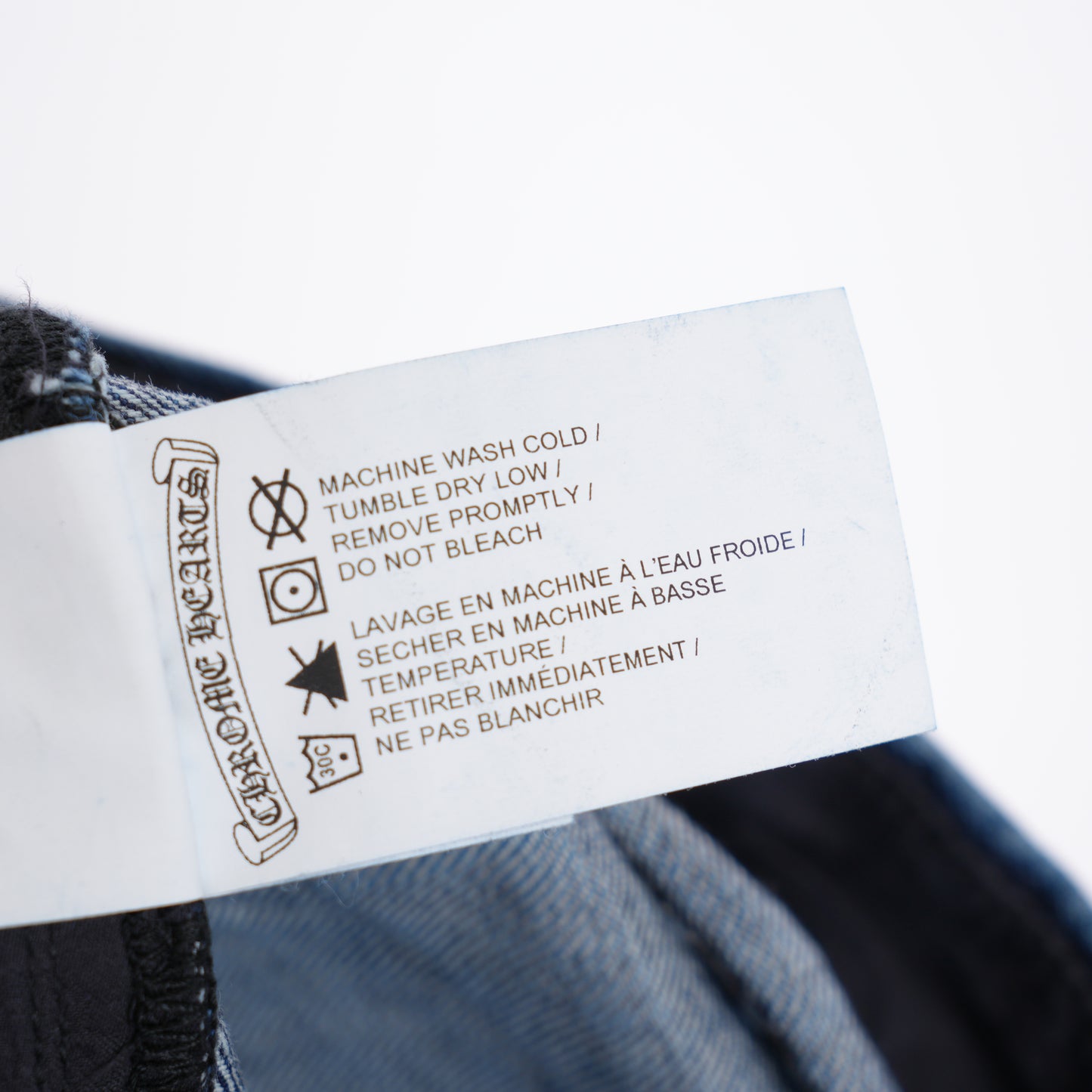 CHROME HEARTS KS CUT DENIM SZ 34