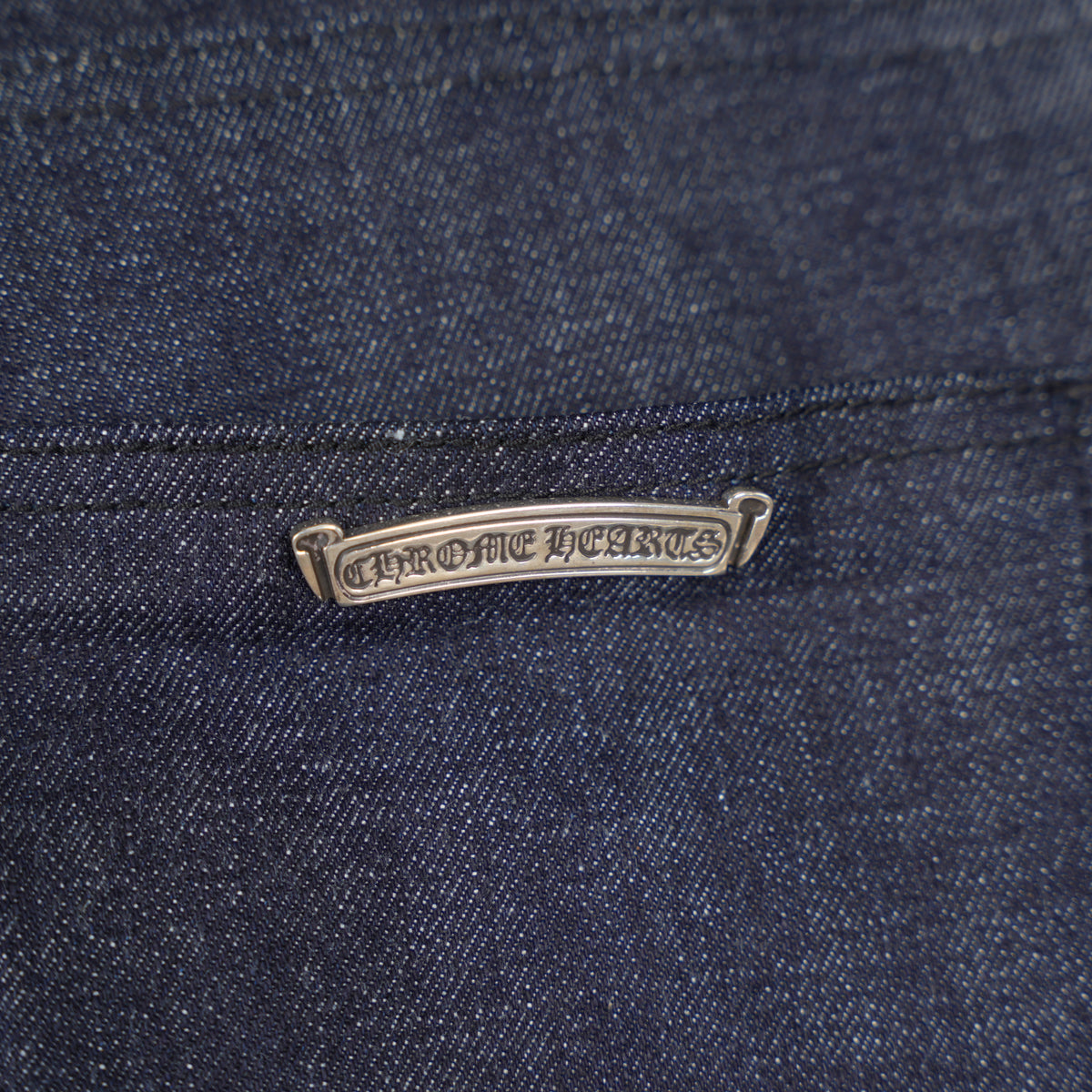 CHROME HEARTS INDIGO KS CUT DENIM SZ 32