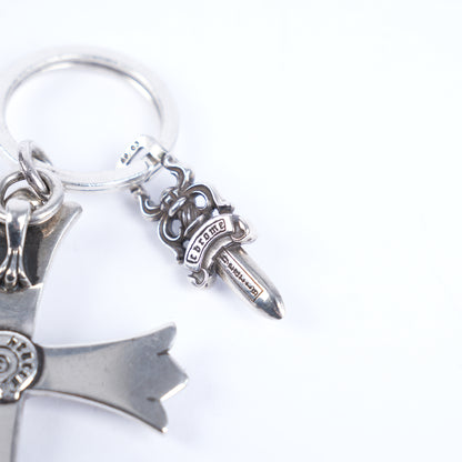 CHROME HEARTS LARGE CROSS PENDANT + DAGGER