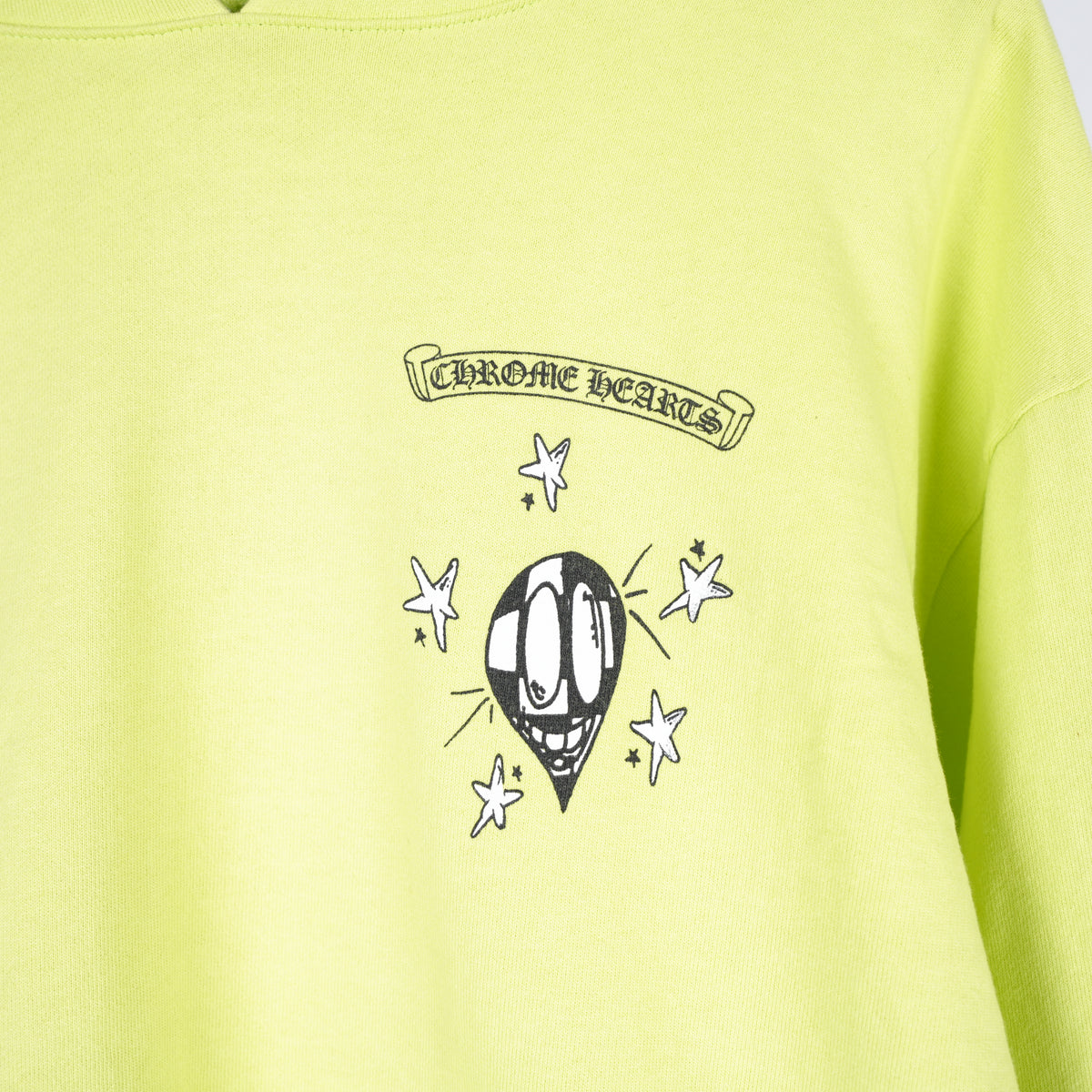 CHROME HEARTS NEON YELLOW MATTY BOY HOODIE