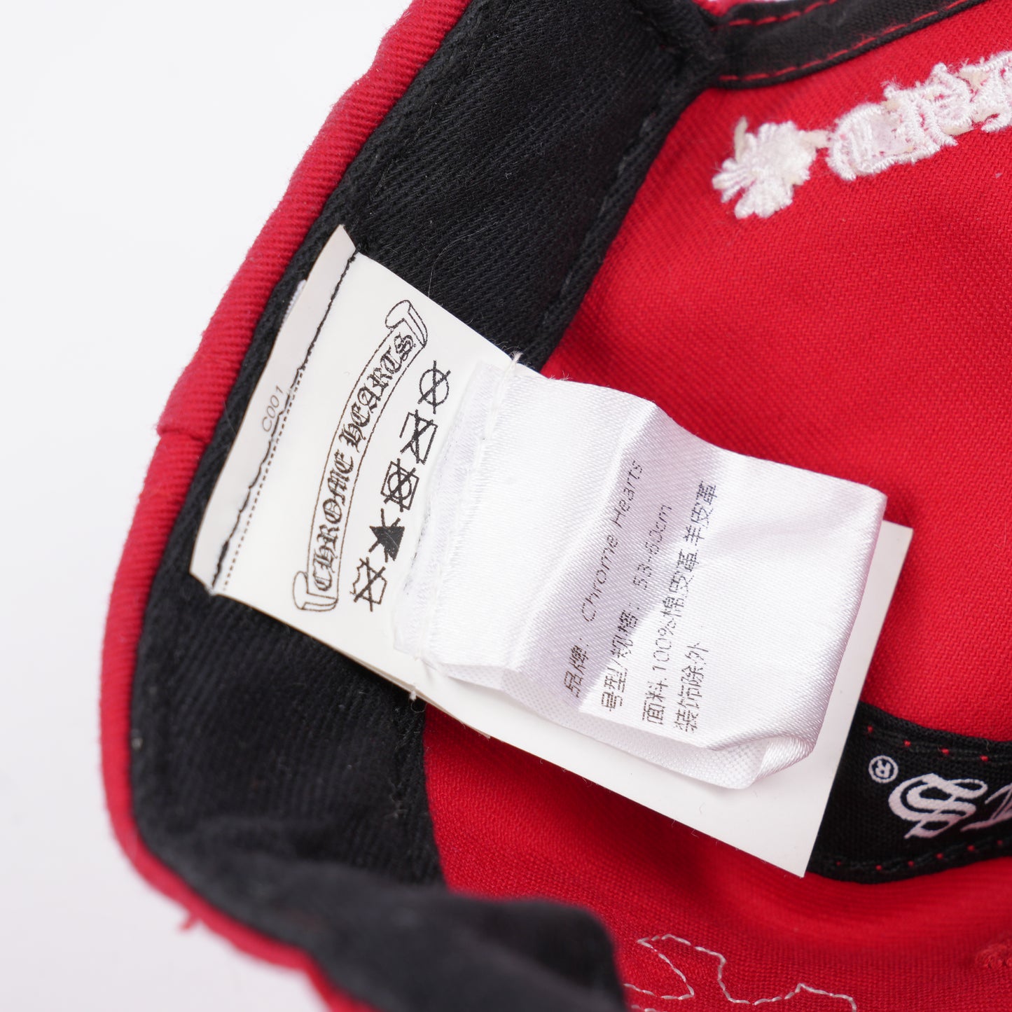 CHROME HEARTS PATCH RED HAT