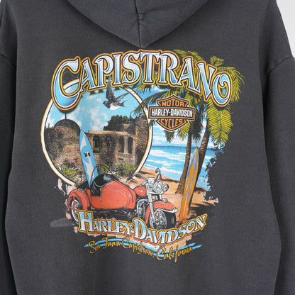 VINTAGE HARLEY DAVIDSON CAPISTRANO ZIP UP HOODIE