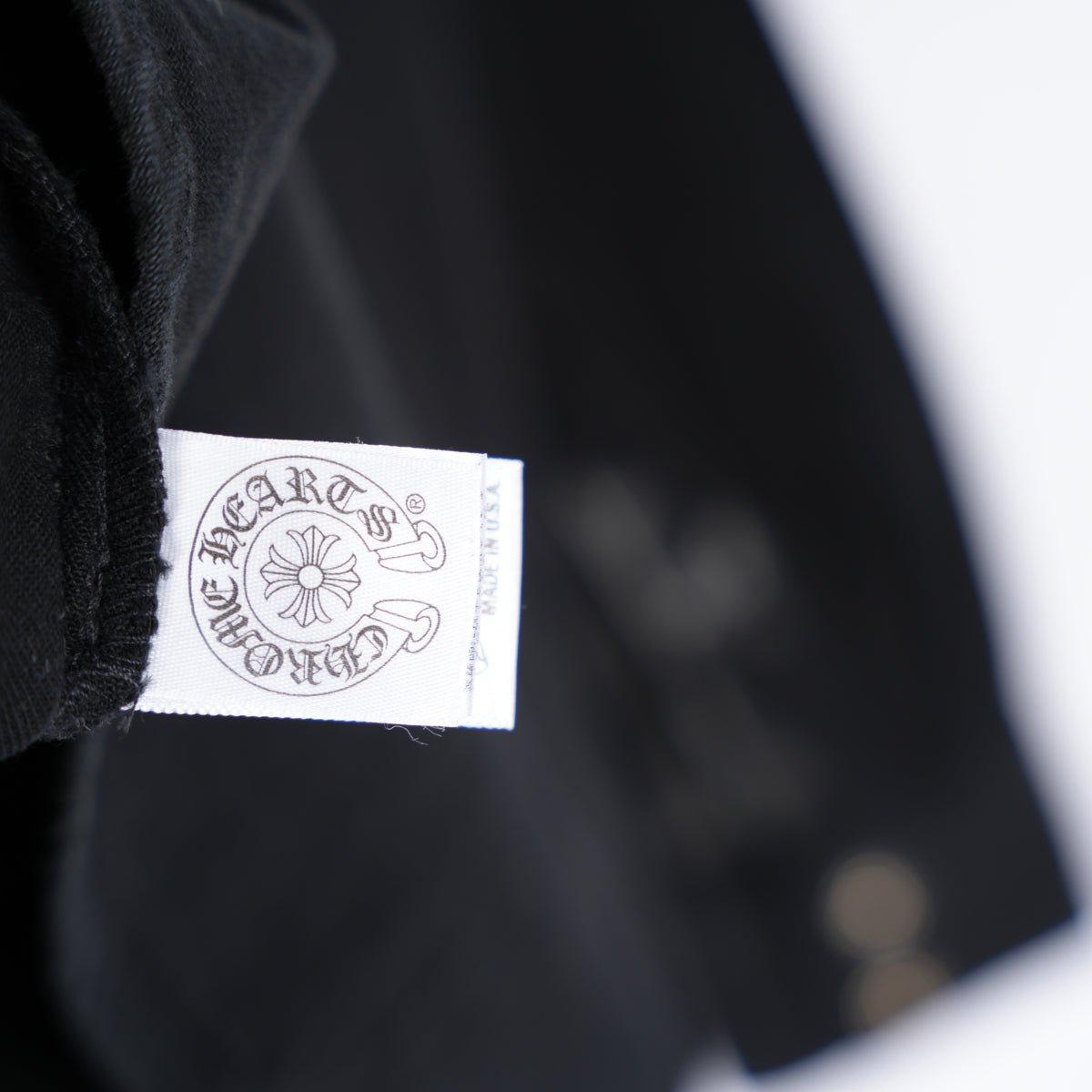 CHROME HEARTS CROSS PATCH WESTERN DENIM SHIRT