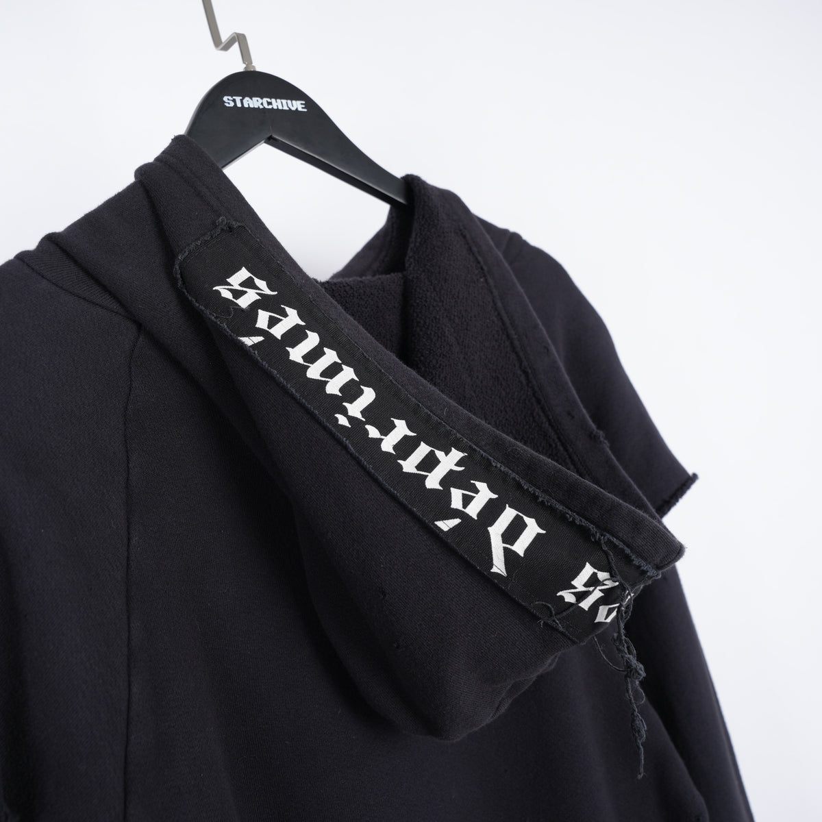 ENFANTS RICHES DÉPRIMÉS PATCH LOGO DOUBLE LAYERED HOODIE