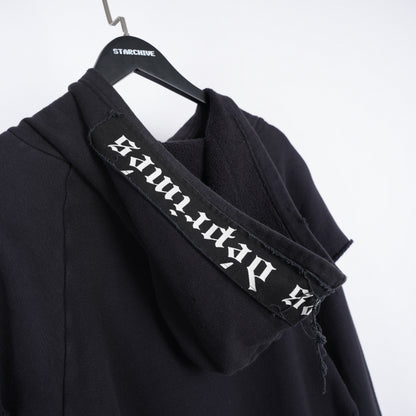 ENFANTS RICHES DÉPRIMÉS PATCH LOGO DOUBLE LAYERED HOODIE