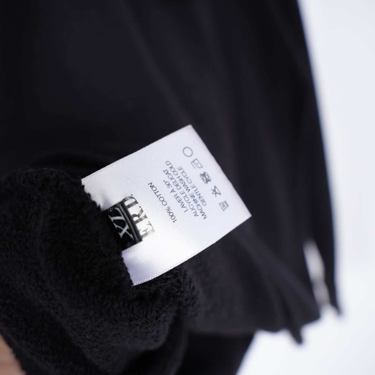 ENFANTS RICHES DÉPRIMÉS PATCH LOGO DOUBLE LAYERED HOODIE