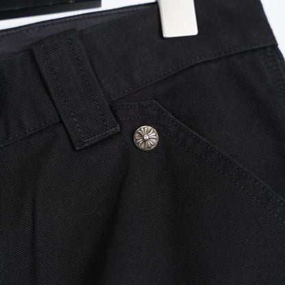 CHROME HEARTS DOUBLE KNEE CARPENTER PANTS