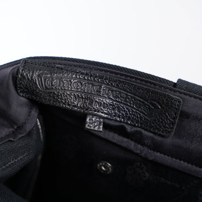 CHROME HEARTS BLACK KS ANKLES DENIM SHORTS