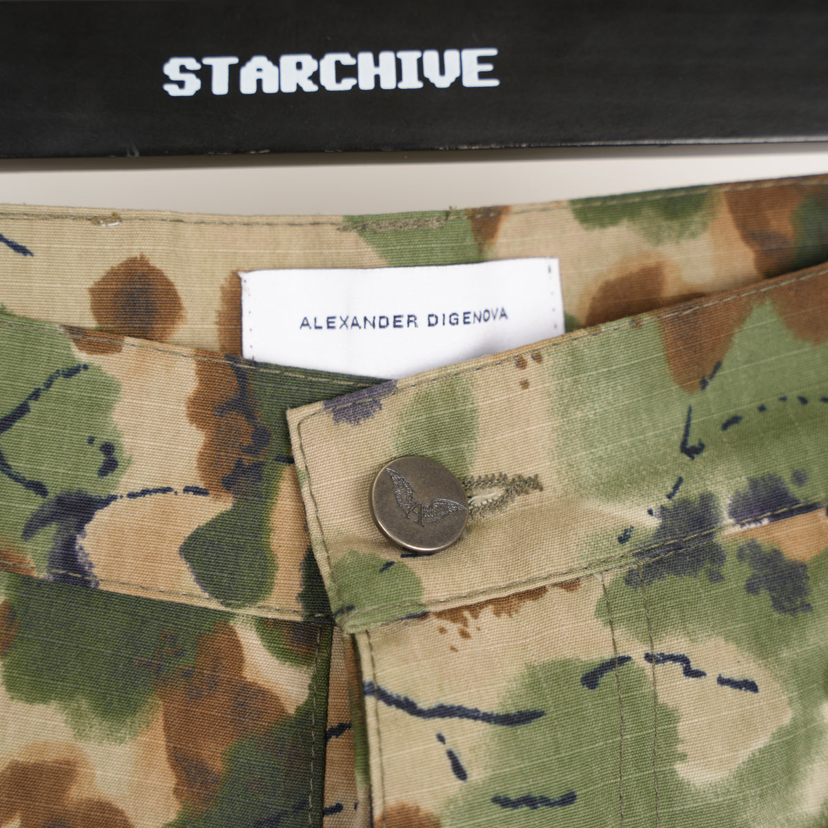 ALEXANDER DIGENOVA CAMOUFLAGE TYPE 2 CARGO PANTS