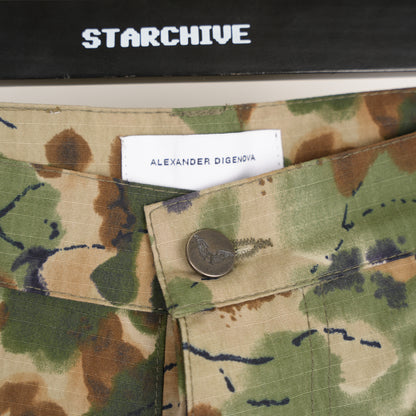 ALEXANDER DIGENOVA CAMOUFLAGE TYPE 2 CARGO PANTS