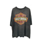 VINTAGE BOXY XXL HARLEY EMBLEM TEE THRASH FADED