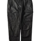 Chrome Hearts Leather Fleur Knee Pants