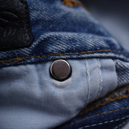 CHROME HEARTS STAR PATCH ORANGE TAB DENIM