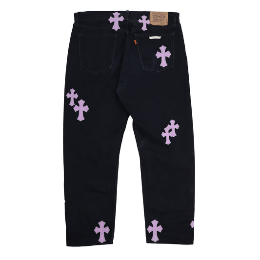 CHROME HEARTS PURPLE PATCH LEVI FRIENDS AND FAMILY 1 OF 1