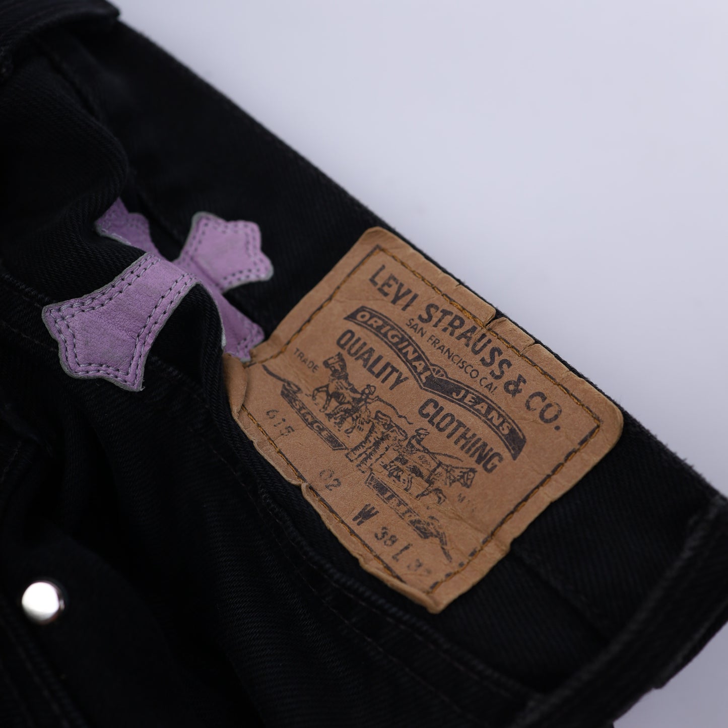 CHROME HEARTS PURPLE PATCH LEVI FRIENDS AND FAMILY 1 OF 1