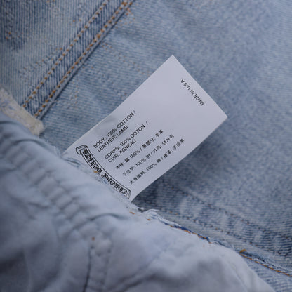 CHROME HEARTS BIG PATCH ORANGE FLARED DENIM