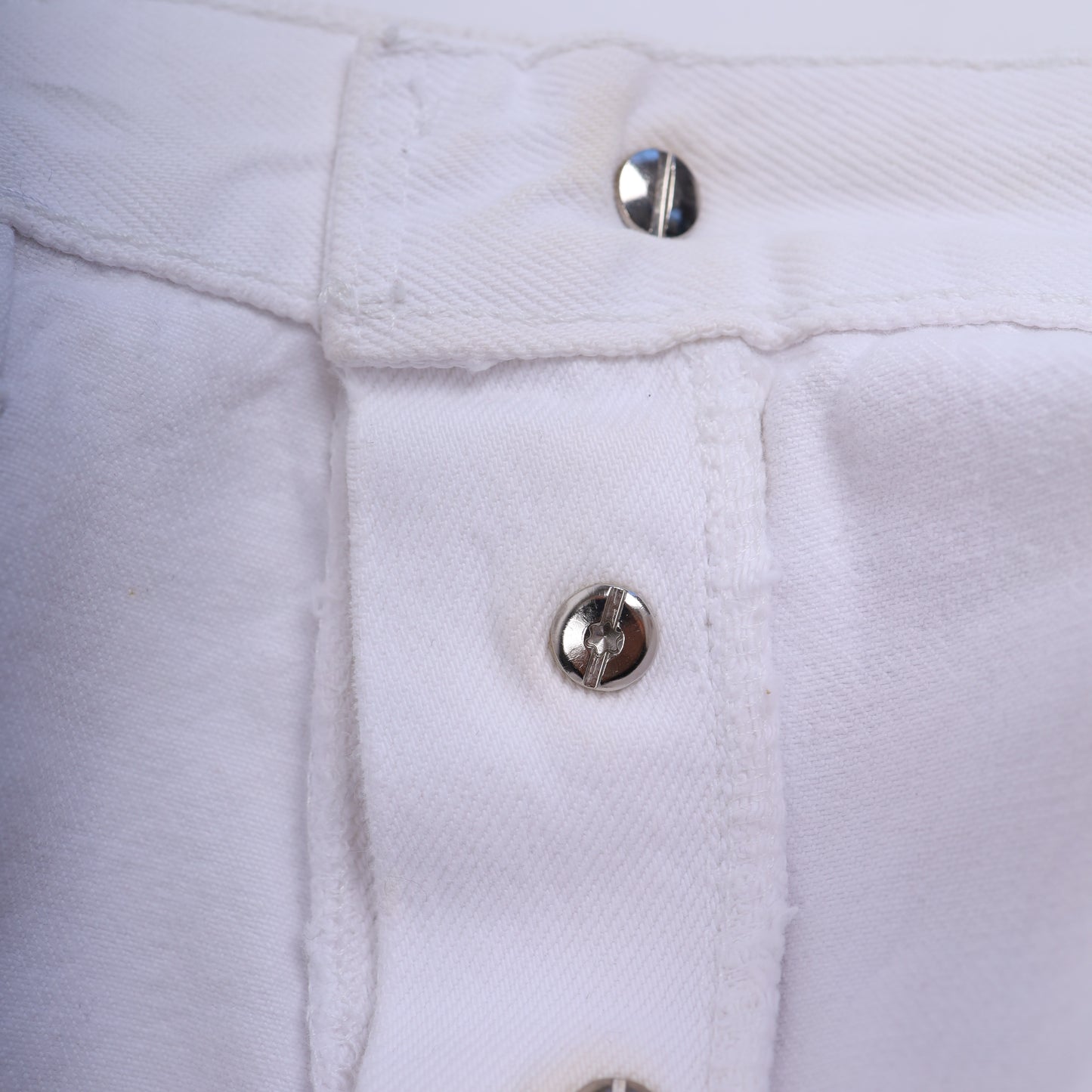 CHROME HEARTS WHITE/PINK PATCH LEVI RHODIUM PLATED