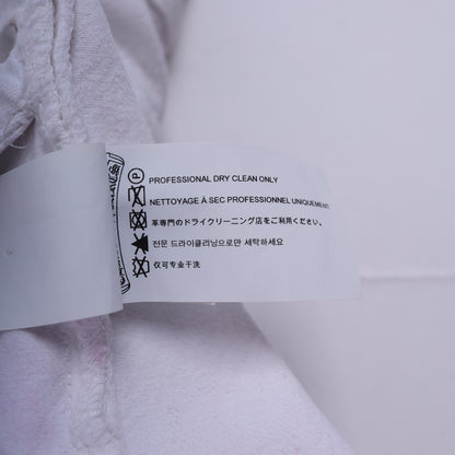 CHROME HEARTS WHITE/PINK PATCH LEVI RHODIUM PLATED