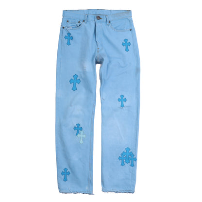 CHROME HEARTS CLB BLUE LEVI'S