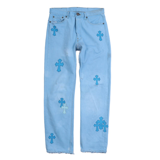 CHROME HEARTS CLB BLUE LEVI'S