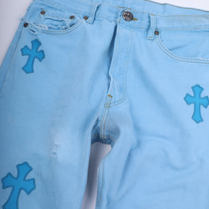 CHROME HEARTS CLB BLUE LEVI'S