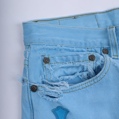 CHROME HEARTS CLB BLUE LEVI'S