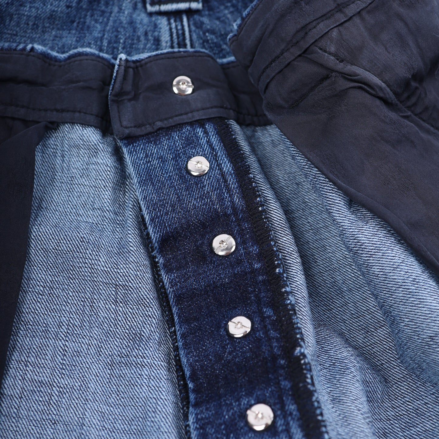 CHROME HEARTS WHITE PATCH CARPENTER BLUE DENIM