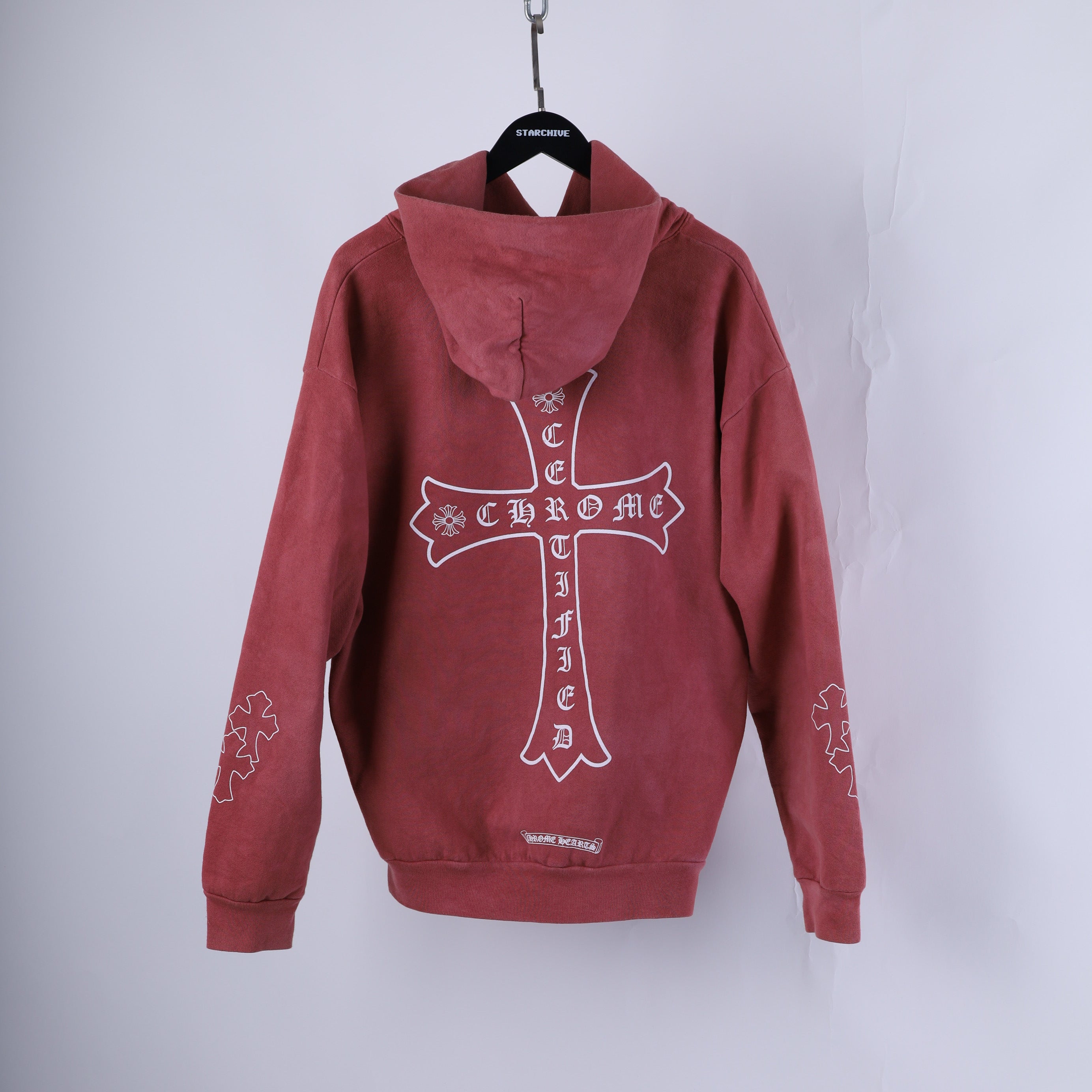 Chrome Hearts Red CLB Friends and Family Exclusive Hoodie
