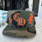 CHROME HEARTS CAMO CROSS PATCH ORANGE HAT