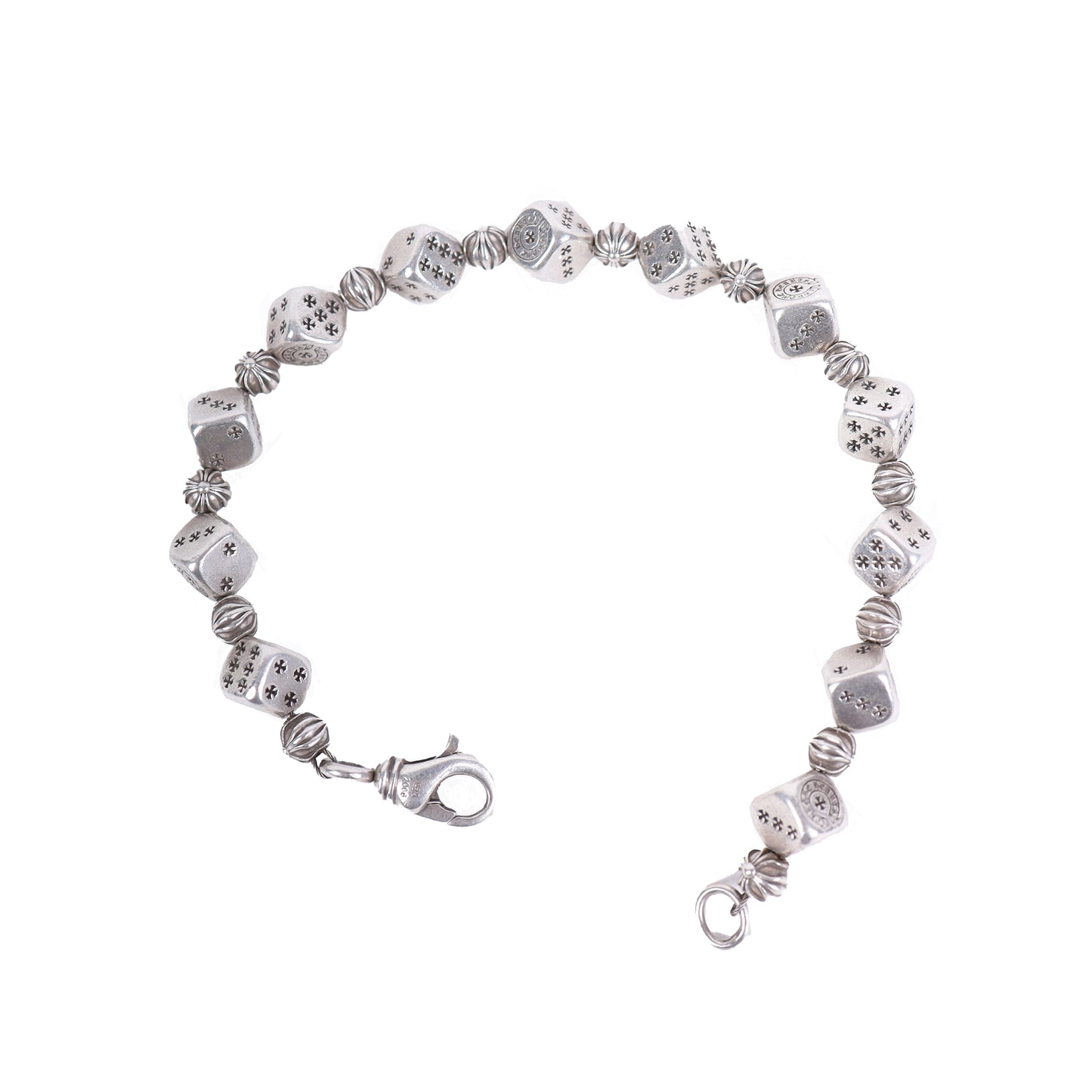 CHROME HEARTS DICE BRACELET 12 LINK