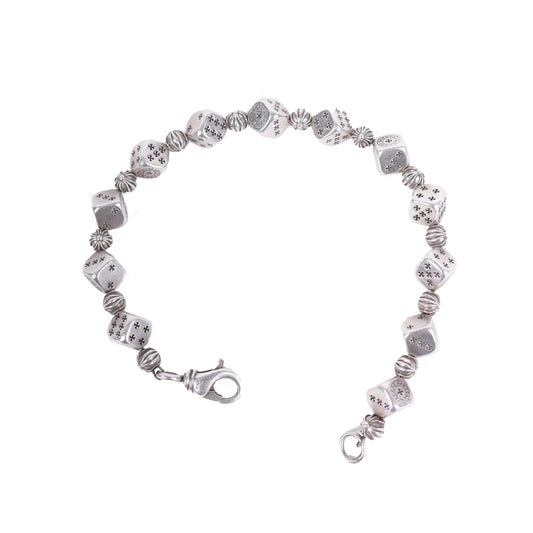 CHROME HEARTS DICE BRACELET 12 LINK
