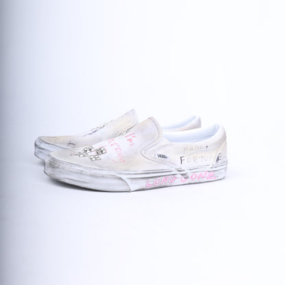 PALY 1/1 HAND DRAWN VANS SLIP ONS