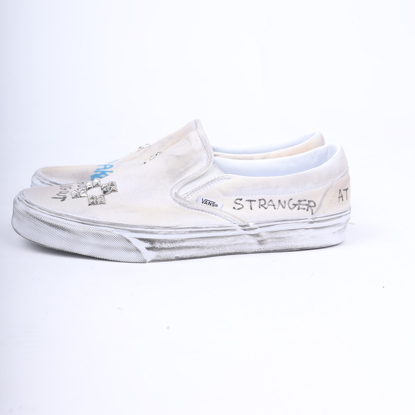 PALY 1/1 HAND DRAWN VANS SLIP ONS