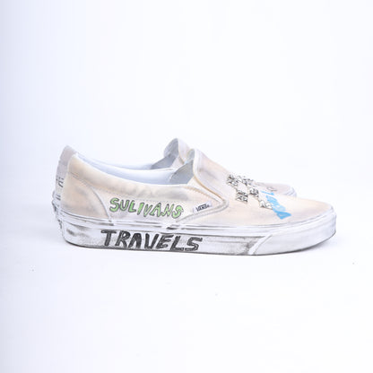 PALY 1/1 HAND DRAWN VANS SLIP ONS