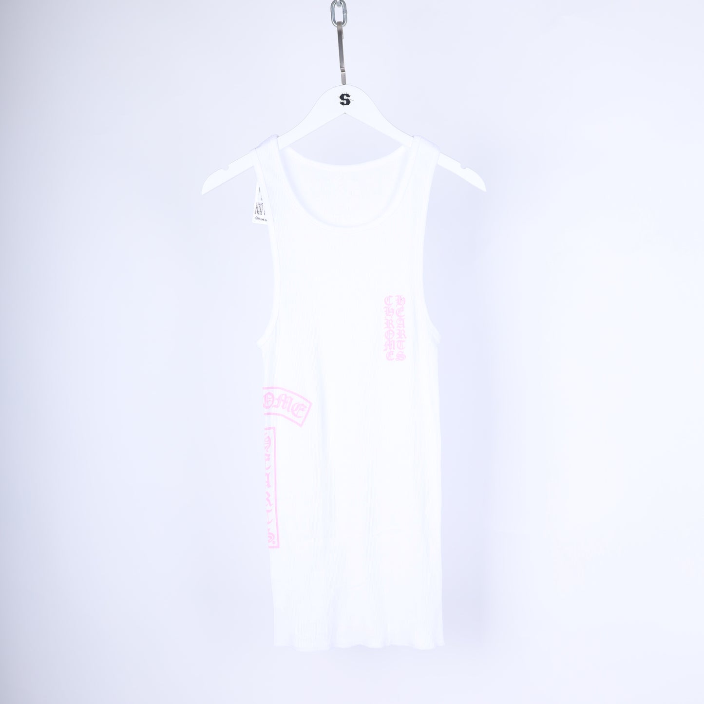 PINK/WHITE TBAR LOGO TANK TOP