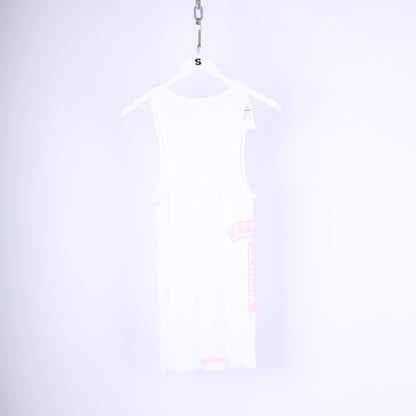 PINK/WHITE TBAR LOGO TANK TOP
