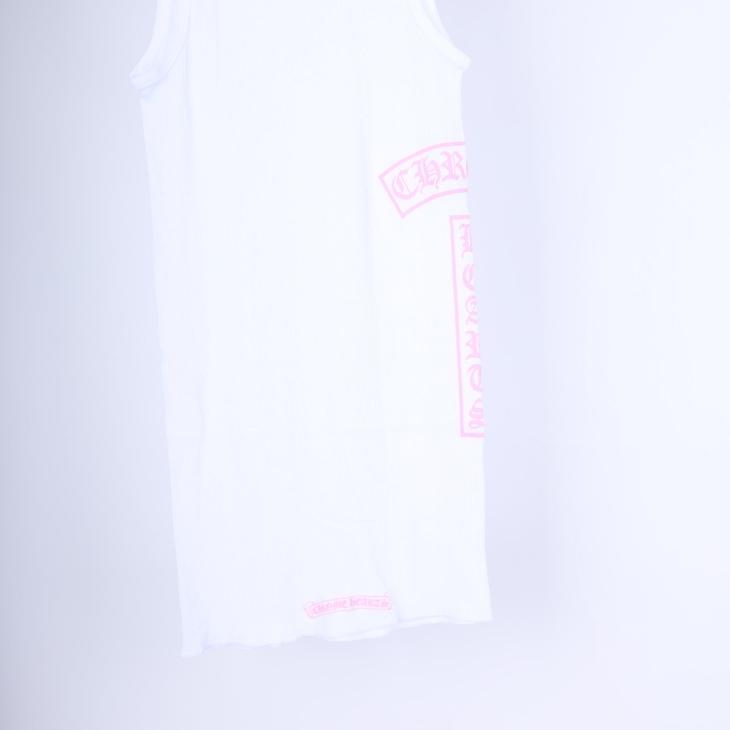 PINK/WHITE TBAR LOGO TANK TOP