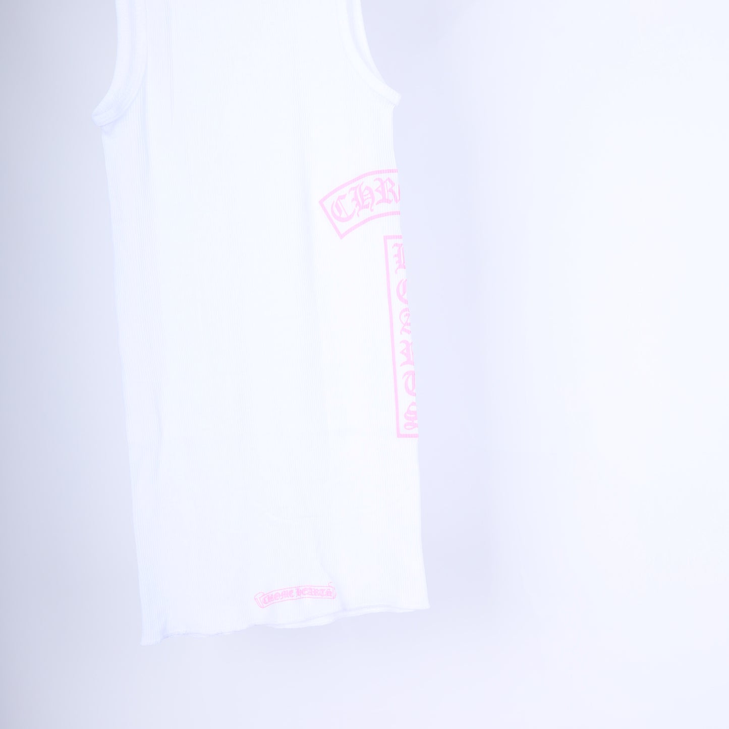 PINK/WHITE TBAR LOGO TANK TOP