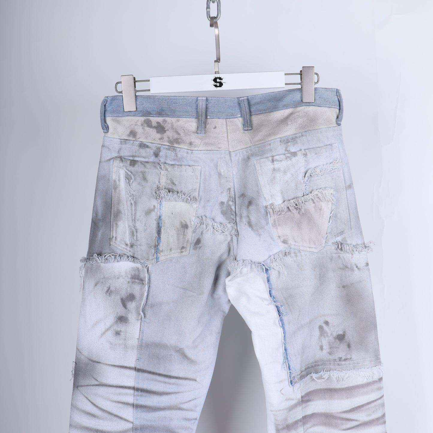 ANT/ANTI WHITE THRASHED DENIM
