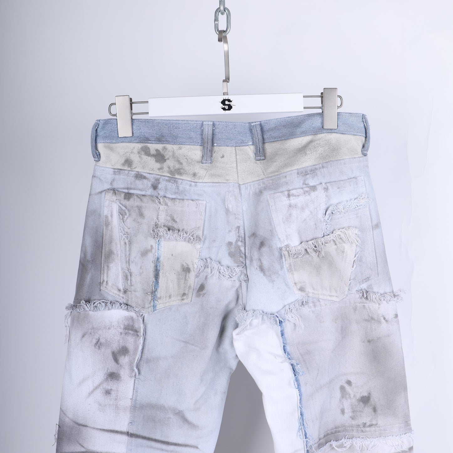 ANT/ANTI WHITE THRASHED DENIM