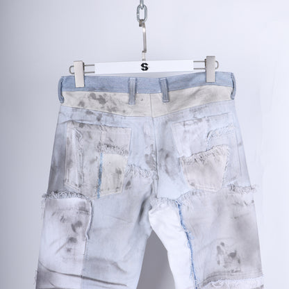 ANT/ANTI WHITE THRASHED DENIM