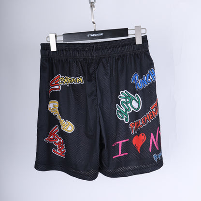 MATTY BOY ERIC EMANUEL Handstyle Shorts SZ L